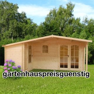 Gartenhaus Blockhaus Gerätehaus Holz 510x480,40 mm40395