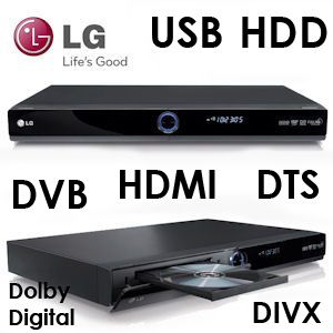 LG RHT498H DVD HDD Recorder 250GB DVB T Full HD DivX 3610170009634