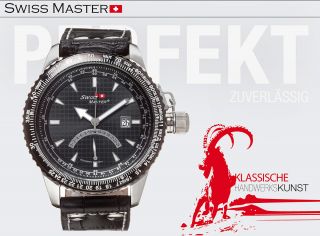 Swiss Master Herren Uhr VK 499,   inkl. Geschenk Box Garantie