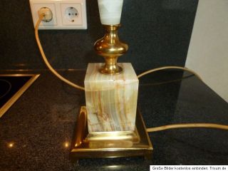 Tischlampe Onyx Marmor Messing Tischlampe Lampe Tischlampen