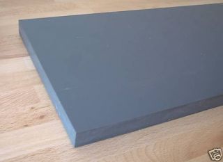 Hart PVC Kunststoffplatte dunkelgrau 245x495x20mm