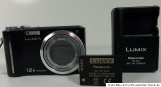 Panasonic DMC TZ6EG K Digitalkamera 10 Megapixel, 12 fach opt. Zoom
