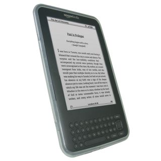 TPU White Case for  Kindle 3 wifi/3G Cover