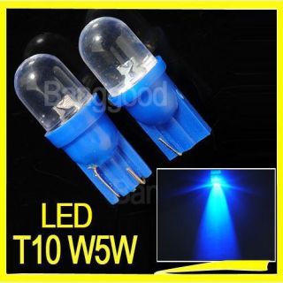 2x W5W ampoule veilleuse led smd 194 168 501 T10 Bleu XENON plafonnier