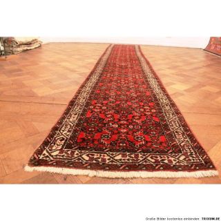 Königlicher Handgeknüpfter Perser Teppich Malayer Hamadan Läufer