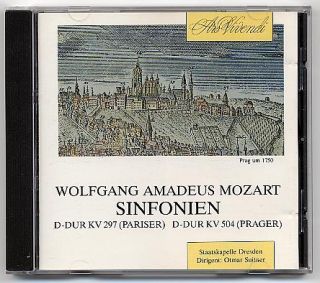 Mozart CD KV 297 504 Otmar Suitner Dresden DDR Eterna