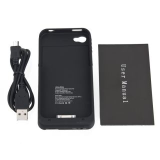 For IPHONE 4 4G EXTERNAL BATTERY CHARGING CASE FULL BODY COVERAGE