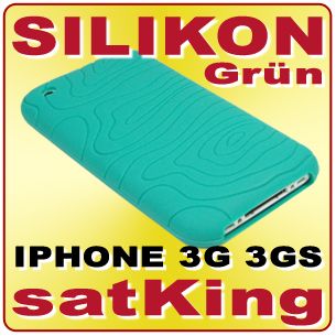 APPLE IPHONE 3G 3GS SILIKON HÜLLE SILICON CASE GRÜN