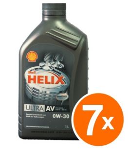 7x1 Liter (7,65 €/Liter) Shell Helix Ultra AV 0w 30 Longlife 0w30 VW