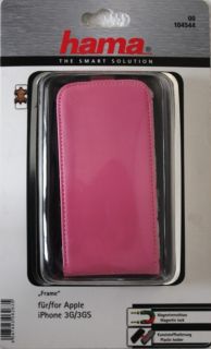 Hama Handytasche Case Etui pink für Apple iPhone 3G 3GS
