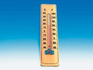 Holz Thermometer Innen / Außen Außenthermometer Grad und Fahrenheit
