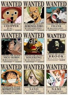 neu One Piece Anime Manga Poster 9 Stücke 42x29cm