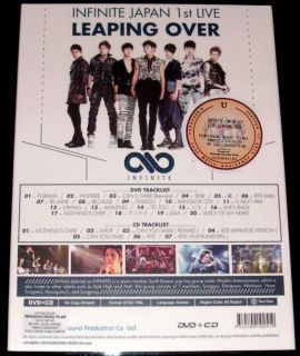 DVD Infinite Japan 1st Live Leaping Over + CD