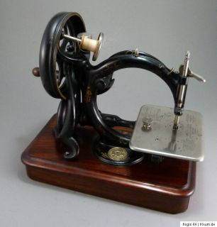 Klassiker  Sehr frühe WILLCOX & GIBBS Nähmaschine 1877 / sewing