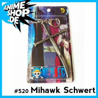 Piece Mihawk Falkenauge Schwert Schluesselanhaenger keychain Sword 520