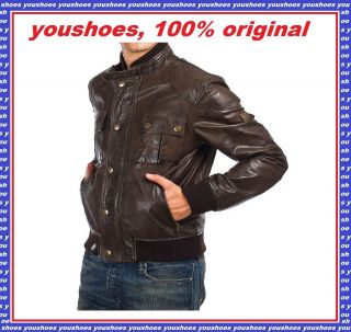 BELSTAFF Herren Lederjacke Jacke GR M 50 L Jacket Leather 100%
