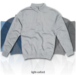 Herren Polo Sweatshirt Pullover Shirt Troyer S M L XL XXL XXXL 3XL
