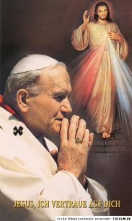Rosenkranz zur Barmherzigkeit Gottes Barmherziger Jesus Papst JP II