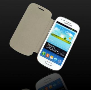 Flip Cover Case Tasche für Samsung Galaxy S3 Mini i8190 Etui Schutz