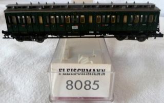 Fleischmann Piccolo 4 Personenwaggon 8085 / 8086 / 2x 8087 in OVP