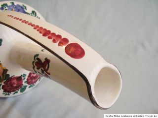 Große Vase Gmundner Keramik Bauernblume handgemalt