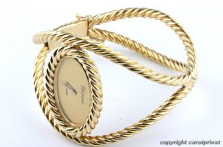 Seltene Chopard Uhr 18 Kar. 750 Gold 70er J. Zertifikat