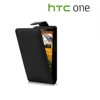 Leder Tasche für HTC ONE V LEDERHÜLLE CASE COVER HANDY FLIP ETUI
