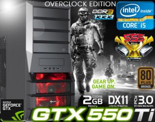 Intel I5 3450 K 4x4 100 Mhz Geforce GTX 550 Ti 3072 MB USB 3 0 Gaming