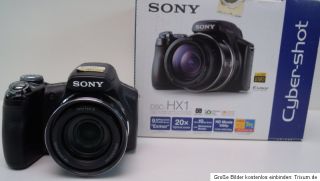Sony DSC HX1 Digitalkamera 9 Megapixel, 20 fach opt. Zoom