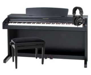 Steinmayer DP 220 Digitalpiano Set schwarz matt E Piano Klavier Bank