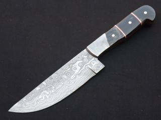 Damast messer Jagdmesser Damaststahl Damascus Steel Hunting Knife 8997