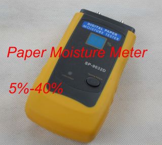 Feuchtigkeitsmessgerät 5% ~ 40% für Papier Numeric LCD