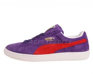 Puma Suede Archive Eco Purple Red Suede Reminiscence Unisex Casual