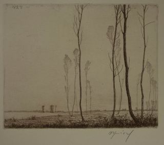 Leopold Scheidl 1884 Stockerau Wien1959 Landschaft