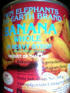 Bananen in Syrup 565 g Asia Früchte