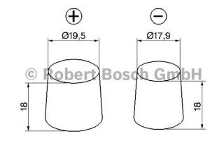 0092S40020 Car Battery Bosch S4 002 12v 52AH 470A 552 400 047