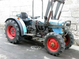Eicher 566 Turbo 3726 SA Schmalspurtraktor Frontlader Traktor Allrad 3