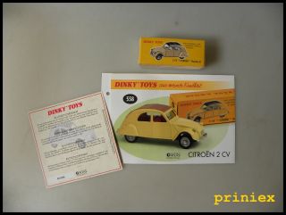 Atlas Verlag Dinky Toys 558 Citroen 2CV Ente 1961 Datenblatt