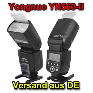 Yongnuo YN560 II YN560 II Aufsteckblitz Speedlite fuer Nikon D80 D90