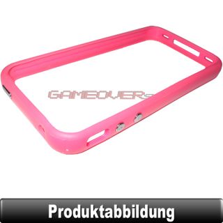 BUMPER Rosa / Pink Case Schutz Hülle Cover Tasche Silikon TPU für