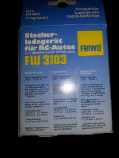 Friwo Ladegerät FW 3103 Unbenutzt und OVP