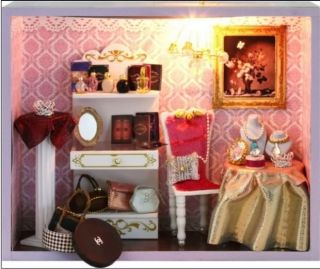 Puppenhaus Dollhouse Miniatur QUEEN SHOP DIY Spielzeug Puppenstube