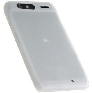 Silikon Case Tasche weiß f Motorola RAZR SmartPhone XT912 XT910