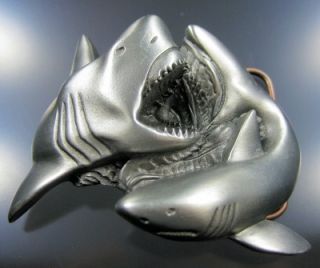 Buckle Haifisch Hai Gürtelschnalle 3D NEU USA Shark