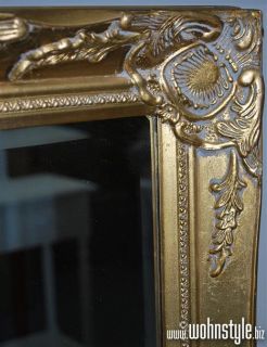 Spiegel Wandspiegel TAMARA Barock gold 132 x 52 cm