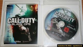 PS3 Playstation 3 Spiel CALL OF DUTY BLACK OPS FSK 18 TOP