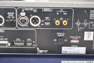 PANASONIC SV 3900 Professional DAT Tape Recorder + SH  MK390 Remote