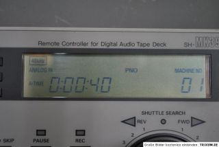 PANASONIC SV 3900 Professional DAT Tape Recorder + SH  MK390 Remote