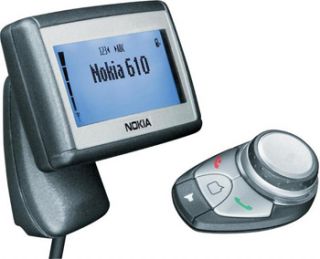 Original Nokia 610 Bluetooth Profi CarKit LCD Freisprechanlage NEU