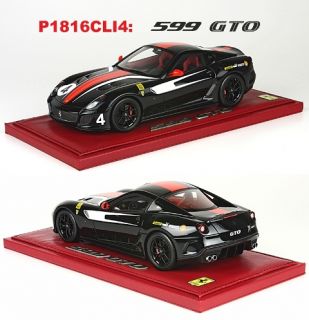 BBR 118 Ferrari 599 GTO Corso  Piloti Black 30 p.Luxury Models New